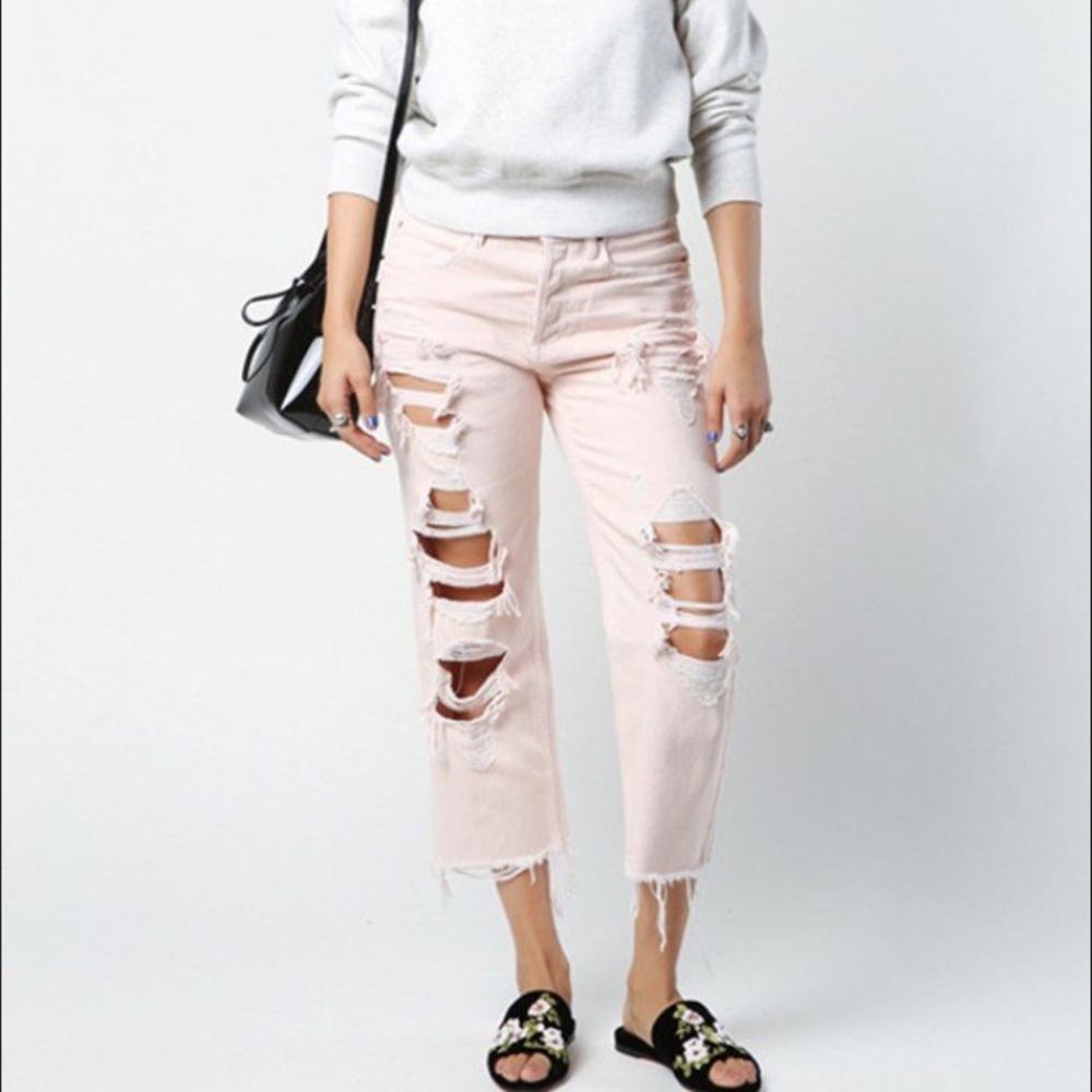 Alexander wang cropped jeans size 28